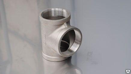 Тройник резьбовой DN50,    AISI 304 (12Х18Н10Т)   ,    2",    60,    3 мм